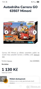 Autodráha Carrera Go Mimoni - 7