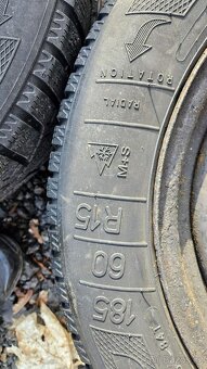 31. sada zimní kola 185/60 r15 4x100 Kleber - 7