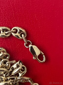 Zlato / zlatý šperk řetěz vzor Gucci 14k - 7