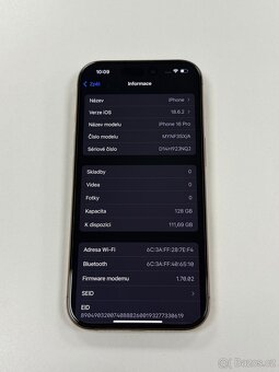 iPhone 16 Pro 128GB ✅ JAKO NOVY ZARUKA - 7