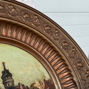 1ze2 Johannes Maresch sbírkový talíř 19.stol top kus - 7