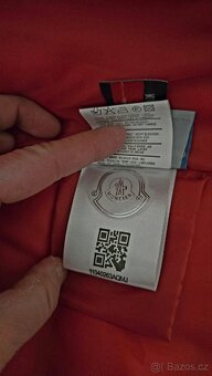 Moncler zimní lesklá červené bunda vel.3 - 7