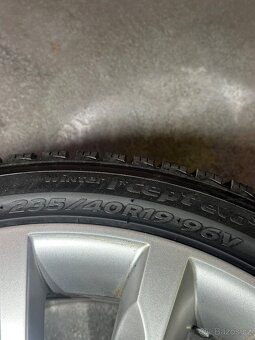 ALU Kola ŠKODA 5x112 R19 TRINIT Zánovní Zimní Pneu 235/40/19 - 7