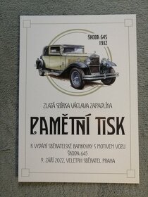 ZAPADLÍK/GÁBRIŠ - ŠKODA 645 - KOMPLETNÍ SBĚRATELSKÁ SADA - 7