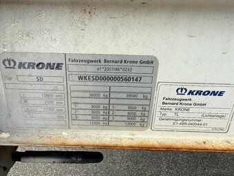 Krone SD návěs 3 - 7