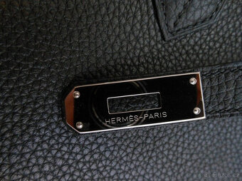 Hermes Birkin 35 černá kůže Clemence - 7