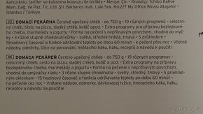 Domácí pekárna chleba TCHIBO, MADE IN ITALY - 7