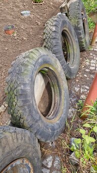Pneu 7,50-20 a disky na kola - 7