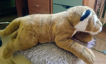 Velký - PLYŠOVÝ TYGR. Délka: 65 cm. Top stav Vhodný i jako - 7