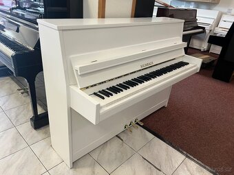 Bílé pianino Weinbach-Petrof se zárukou 5 let, doprava zdarm - 7