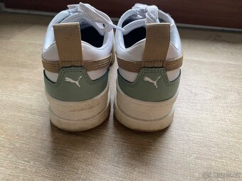 Puma MAYZE - tenisky - white prairie tan - 7