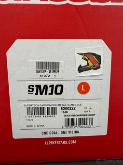 MX helma Alpinestars Supertech S-M10 Carbon - 7