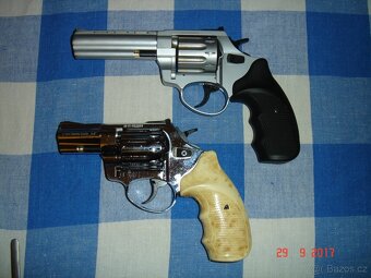 Prodám zánovní flobert revolver ALFA 441 v chromu, skupina D - 7