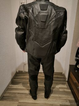 Kožená dvojdílná moto kombinéza - 7