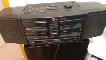RADIOMAGNETOFON jvc typ vyfocený reverz,play  obě mechaniky - 7