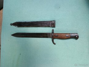 Legionářský útočný nůž upravený  Arisaka s pochvou - 7