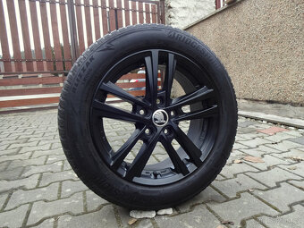 PĚKNÁ ORIGINÁL ALU SADA 16" 5x112 pneu 205/55R16 Bridgeston - 7