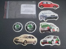 Prodám model motorky, samolepky Škoda a fotokalendáře vlaků - 7