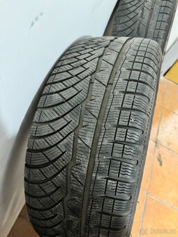 ORIGINAL ALU KOLA BMW 5 G30 G31 245/45/18 zimní pneu micheli - 7