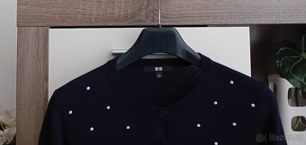 Uniqlo dámský svetřík kardigan vel. S 100% vlna nový - 7