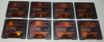 MD minidisc SONY 74/80min., super stav, s obaly, sada 8ks - 7