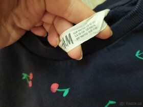 Svetr hvězdy, flitry, H&M, crop top mikina,vel.146/152 - 7