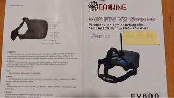 Eachine 5.8G FPV VR Goggles - 7