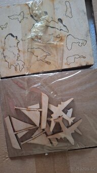 3D mapa světa ze dřeva - 7