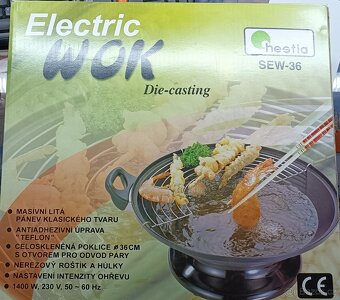 Pánev Hestia WOK NOVÁ, SEW-36 Elektrická - 7