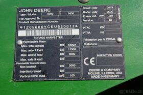 Sklízecí řezačka John Deere 9600 - 7