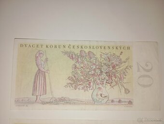 BANKOVKY 20 KČS 1949, 1. VYDANÁ SÉRIE A - 7