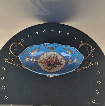 Luxusní porcelánová žardiniéra, značená - 7