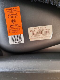 Daruji autosedačku Romer 9-18kg - 7