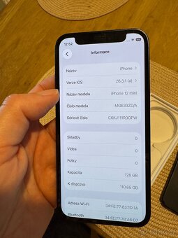 IPhone 12mini 128gb černý, dobry stav - 7
