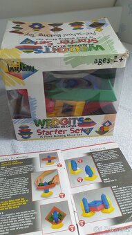 mix hraček - puzzle,zatloukačka,stavebnice,motorická kostka - 7