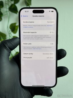 iPhone 15 Pro 256GB černý - 7