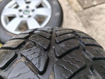 15" 5x112 alu disky Škoda Octavia + zimní 195/65/15 - 7