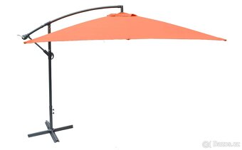 ROJAPLAST Slunečník zahradní boční, 270 x 270 cm, barva terr - 7