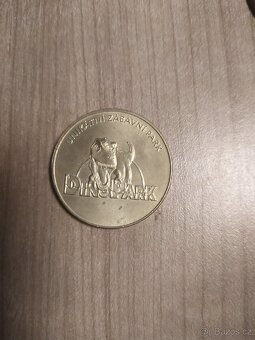 Pamětní mince dinopark-zoo Praha-letecké muzeum - 7