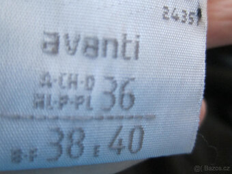 Zimní kabát s pěkným střihem, S/M/L,  černý, mini - 7