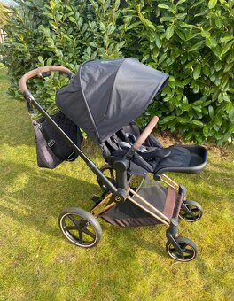 Kočárek Cybex Priam 4.0 - set černá/rosegold - 7
