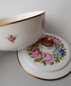 Starožitná porcelánová dóza od manufaktury Hutschenreuther - 7