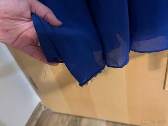 Modré plesové / maturitní šaty - 7