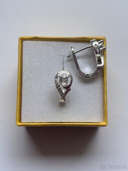 Nové stříbrné náušnice punc 925 - 7