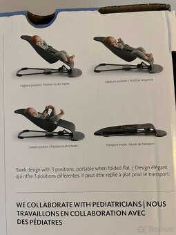 Babybjorn lehátko Anthracite Mesh - 7