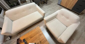 2místná pohovka + křeslo KLUBBFORS – IKEA - 7