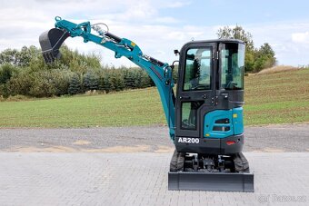 bagr, minibagr, bagr AR 200 - motor Kubota - 7