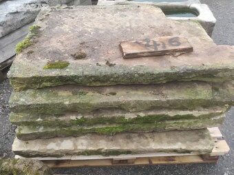 Stará kamenná dlažba, pískovcová dlažba, zápražáky, 40 m2 - 7