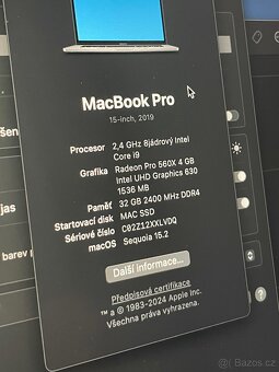 Macbook Pro 16 (2019) + obal v ceně - 7