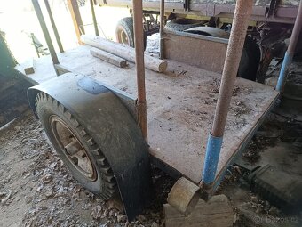 Vlek za traktor na dřevo - 7